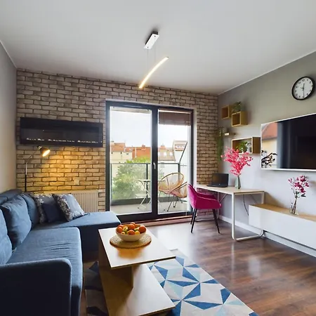 Aparthotel Browar Gdanski One Bedroom With Free Parking By Renters Gdańsk